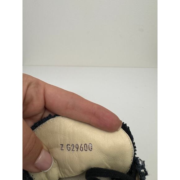 CHANEL Womens Black Canvas High Top Lace Up Espadrille Sneakers Sz EU 37 US 6.5 - Picture 8 of 13